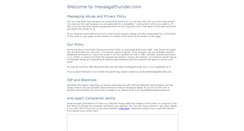 Desktop Screenshot of messagethunder.com