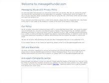 Tablet Screenshot of messagethunder.com